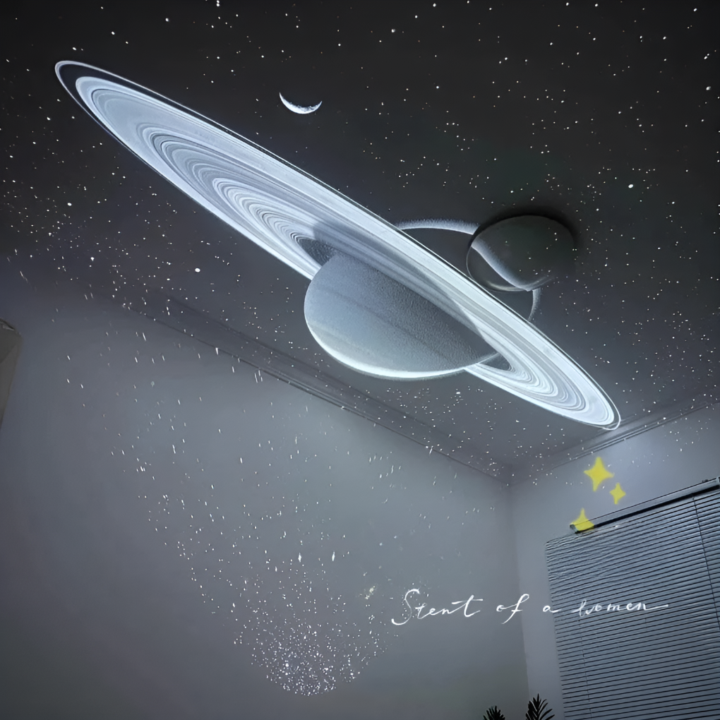 Galaxiprojektor med planetariumseffekter
