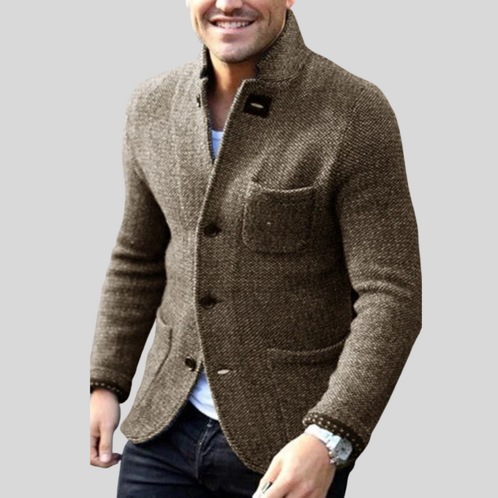 Herreblazer med knapper