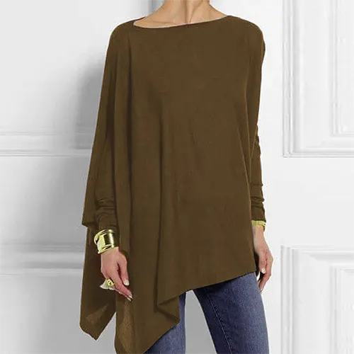 Elegant langærmet top med klassisk charme