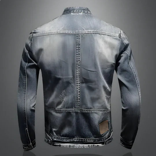 Retro Denim Jacka för Män