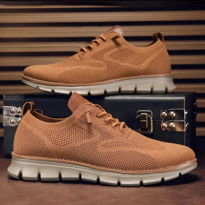 Herrersneakers med åndbar funktion i mesh