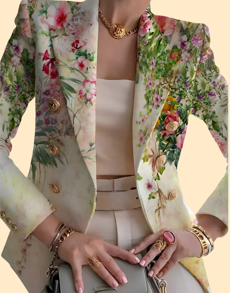 Elegant casual blazer for kvinner
