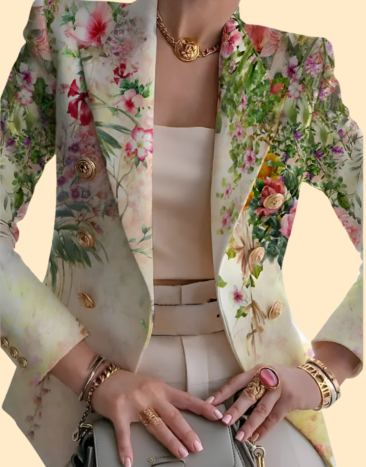 Elegant casual blazer for kvinner