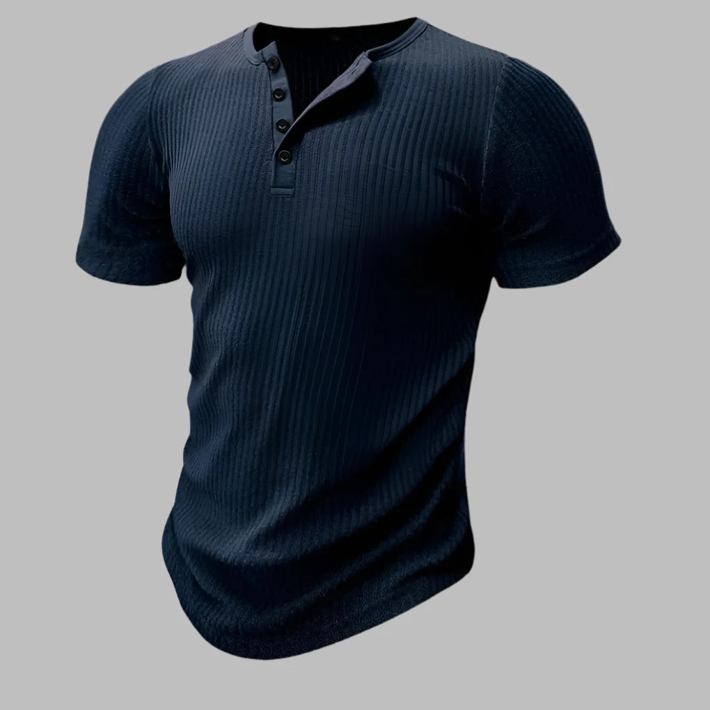 Herr-T-shirt med muskelfit