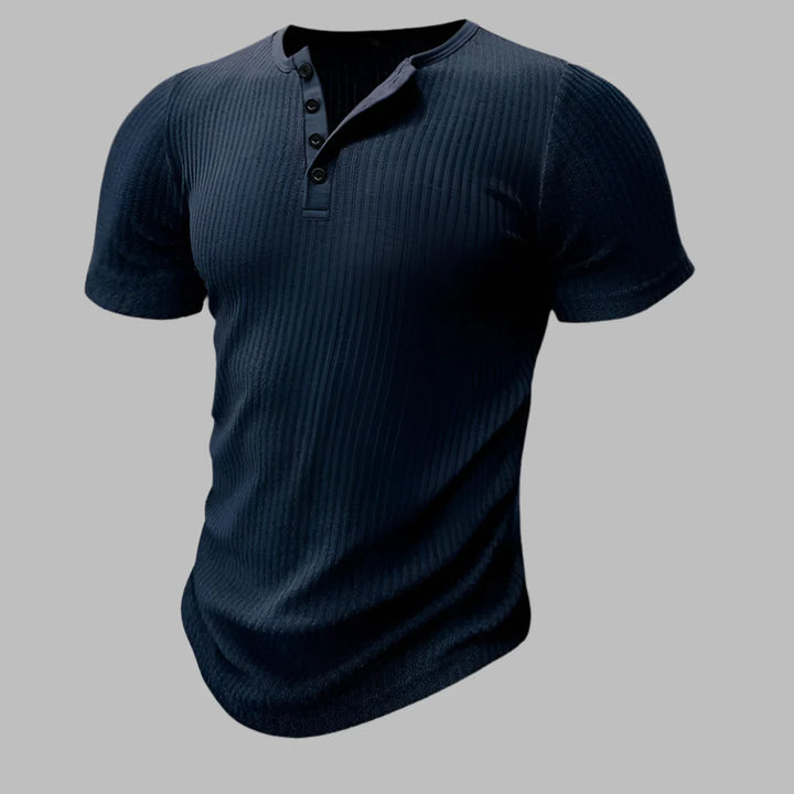 Herr-T-shirt med muskelfit