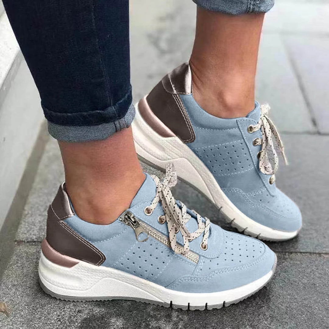 Trendy sneakers med tyk sål til kvinder