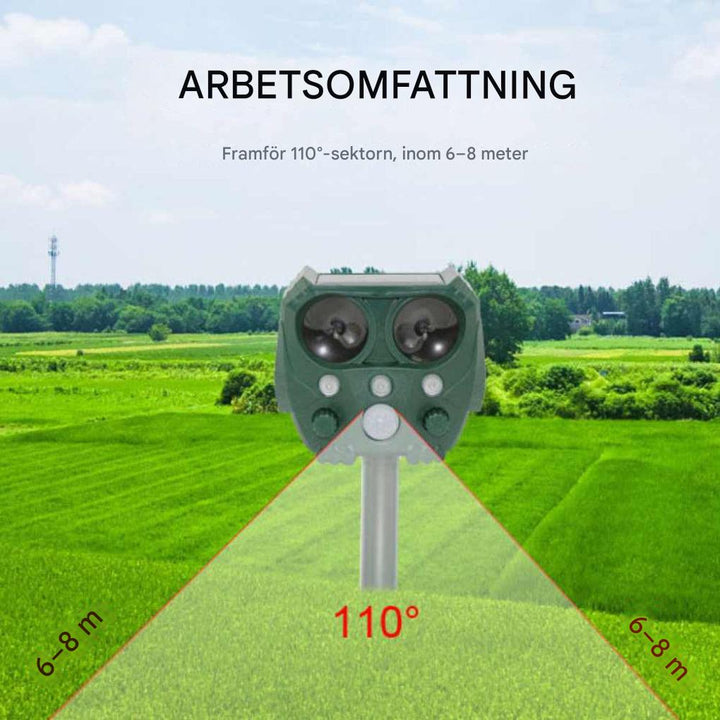 Premium rörelsesensor för att skrämma bort fåglar