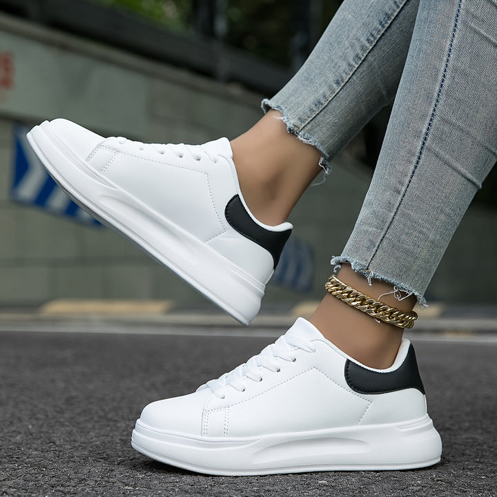 Orthosports – Vita Läder Sneakers för Damer