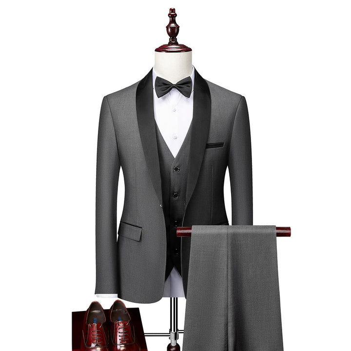 Herrkostymsett med slim fit, 3 deler