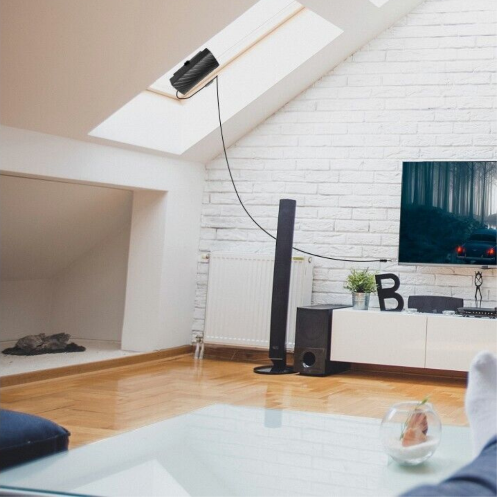 Långräckviddig HDTV 4K digital antenn för inomhusbruk