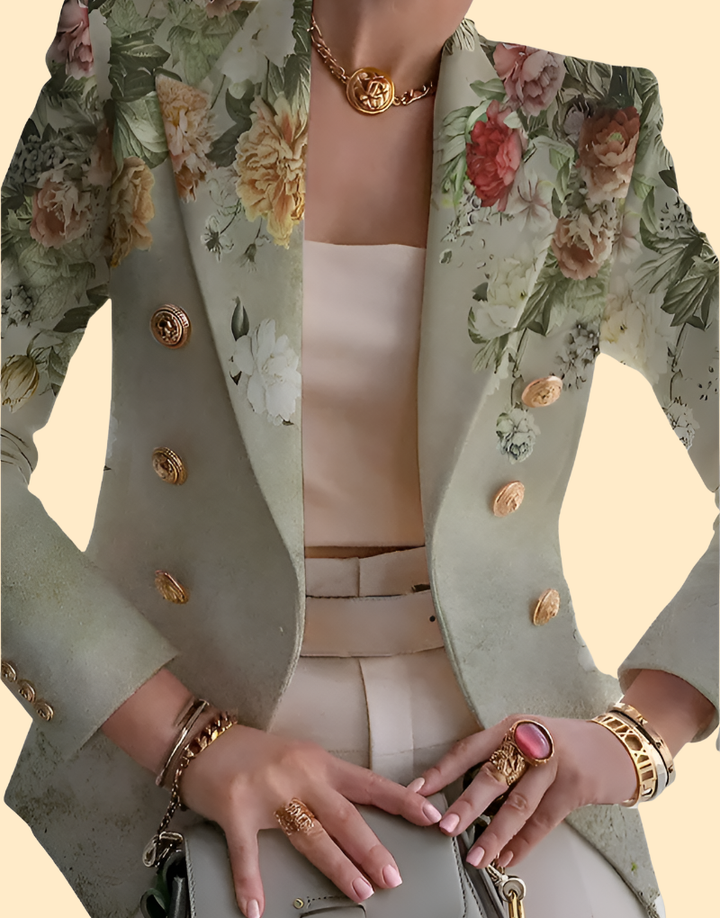 Elegant casual blazer for kvinner