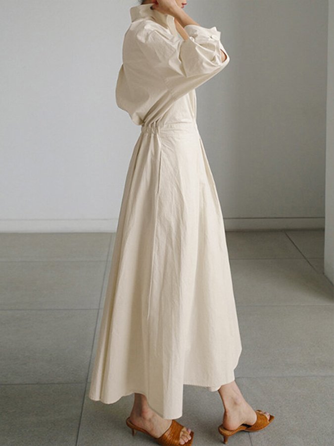 Elegant maxiklänning med sofistikerad drapering