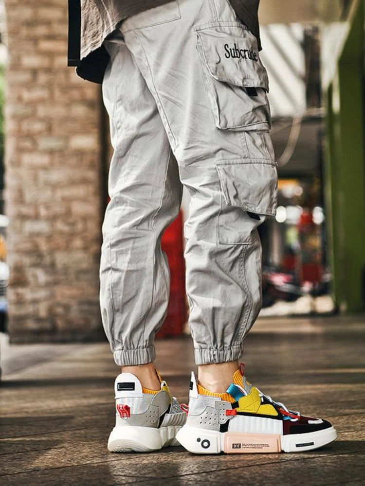 Sneakers i mesh med god pusteevne for menn