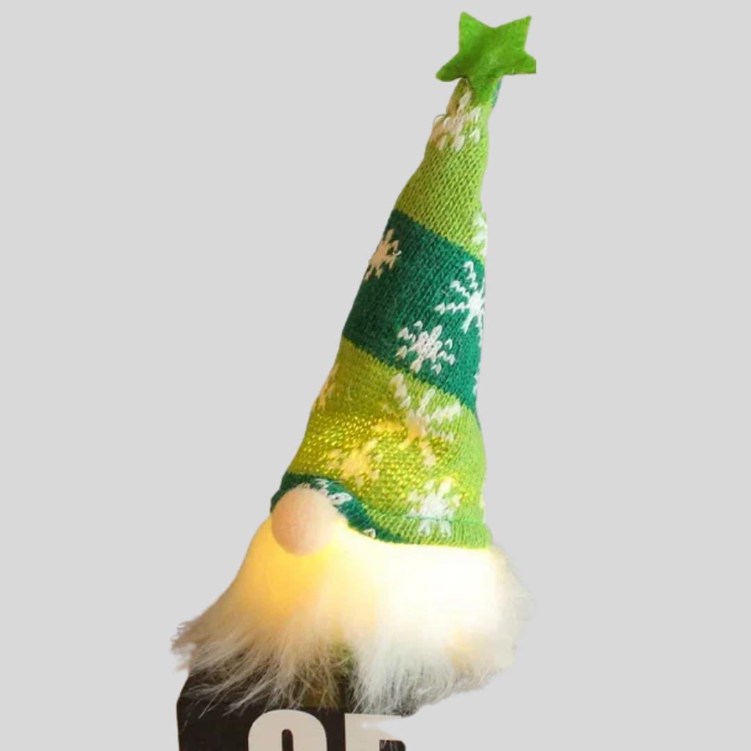 LED ansiktslösa dockgnomprydnader