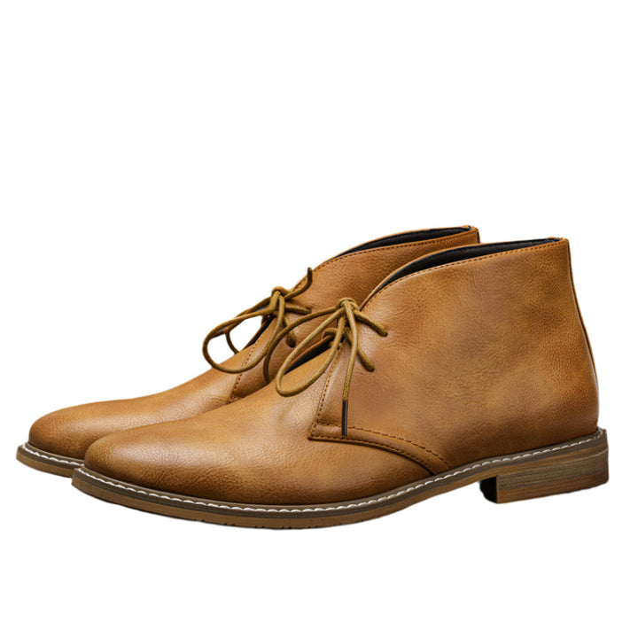 Klassiska desert boots för herr i vintagestil
