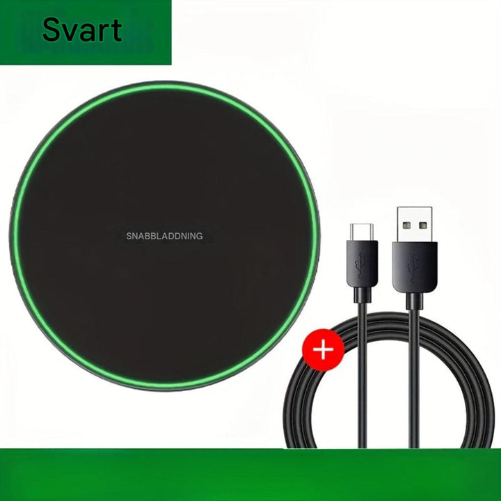 Snabb trådlös laddare 15W