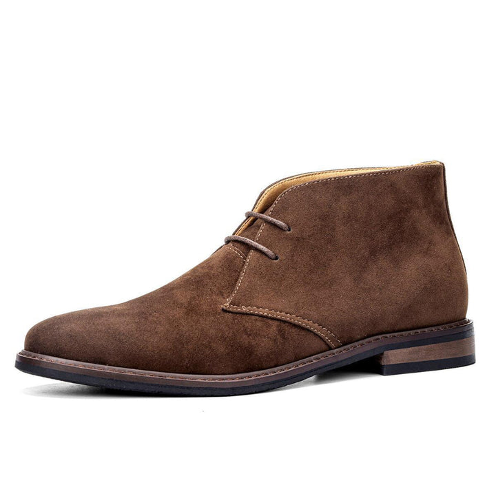 Klassiska desert boots för herr i vintagestil