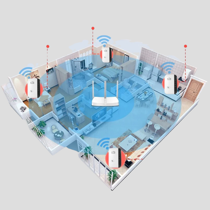 Trådløs WiFi Booster