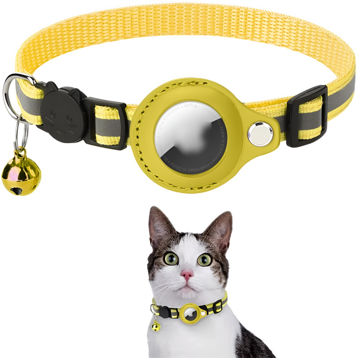 GPS-halsband för katter med reflekterande design