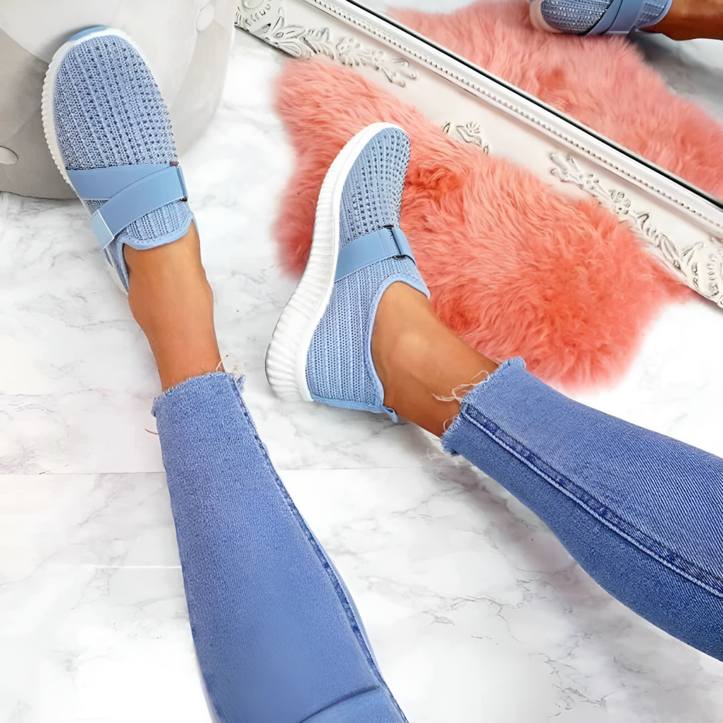 Justerbare T-remme Casual Flats