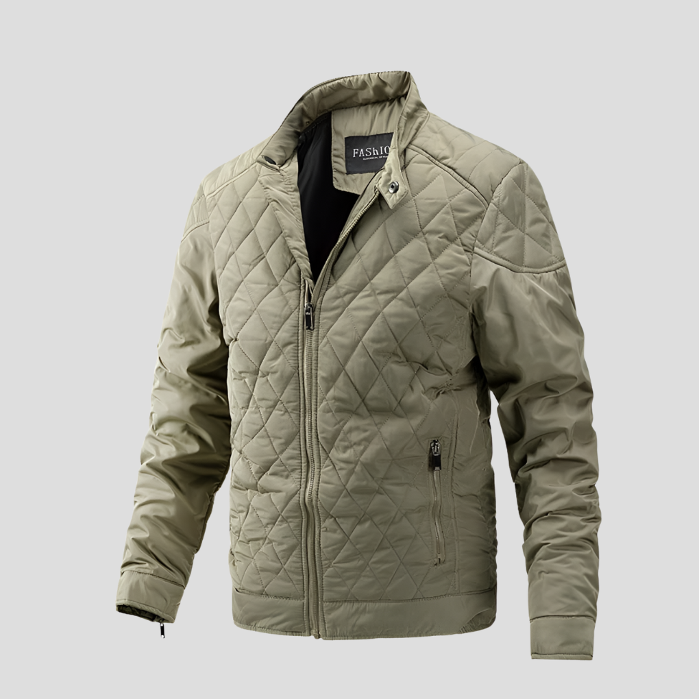 Herrequiltet jakke – Elegant og allsidig
