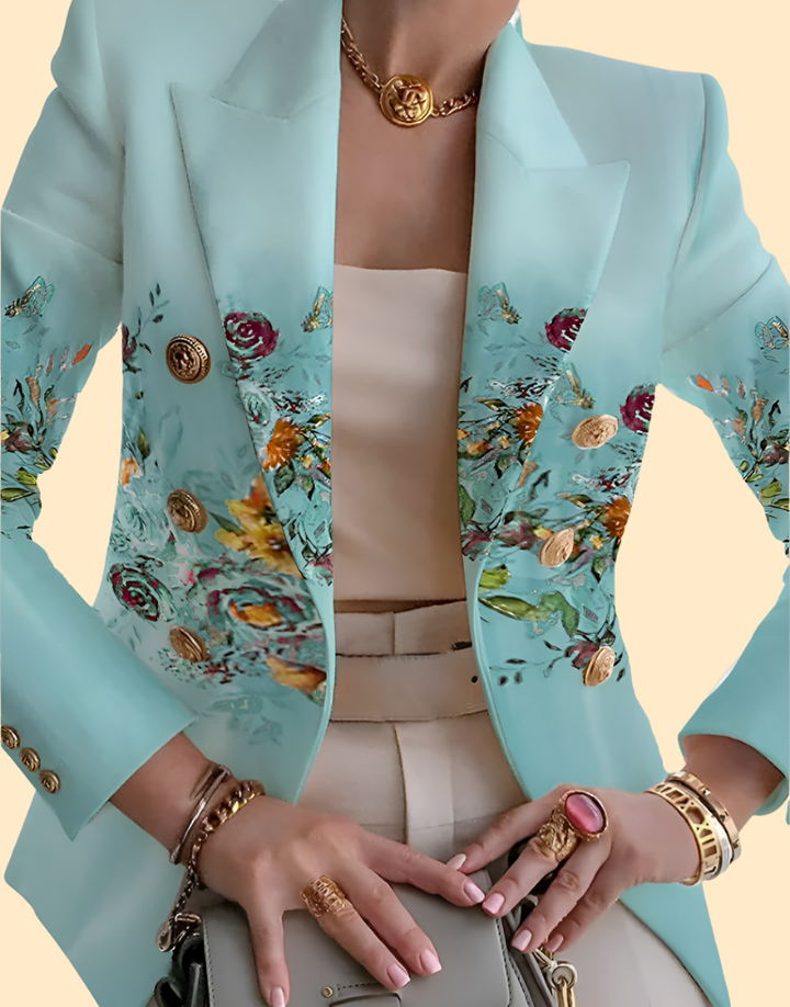 Elegant casual blazer for kvinner