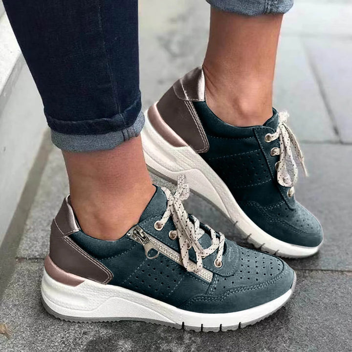 Trendy sneakers med tyk sål til kvinder