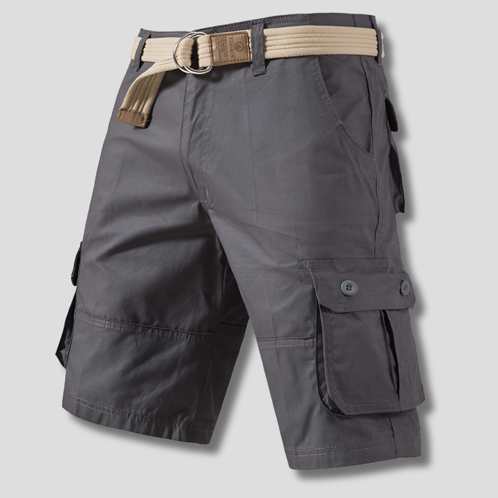 Herr cargoshorts med flera fickor