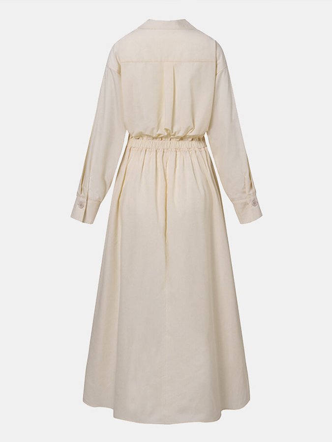 Elegant maxiklänning med sofistikerad drapering