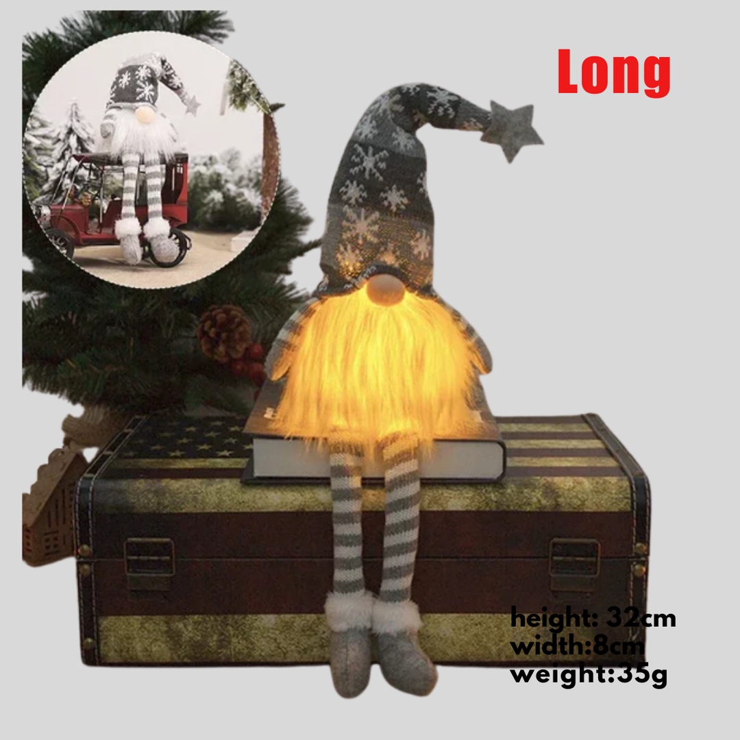 LED ansiktslösa dockgnomprydnader