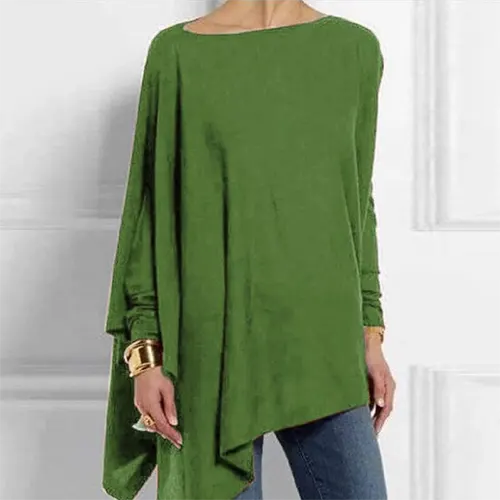 Elegant langærmet top med klassisk charme