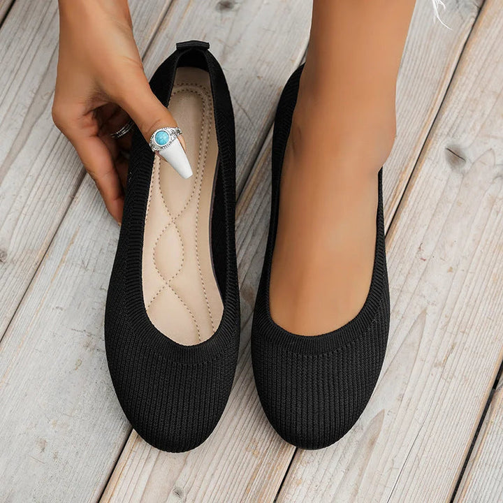 Komfortable og stilfulde åndbare ballerina-sko