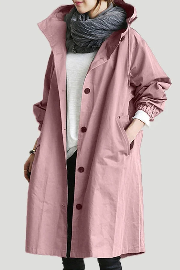 Maris Vandtæt Oversized Halvlængde Trenchcoat