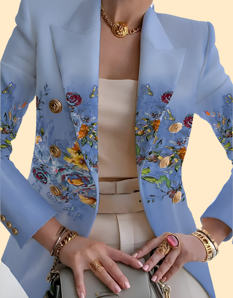 Elegant casual blazer for kvinner