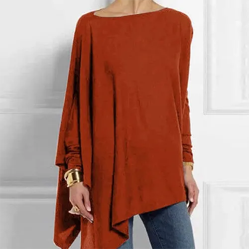 Elegant langærmet top med klassisk charme