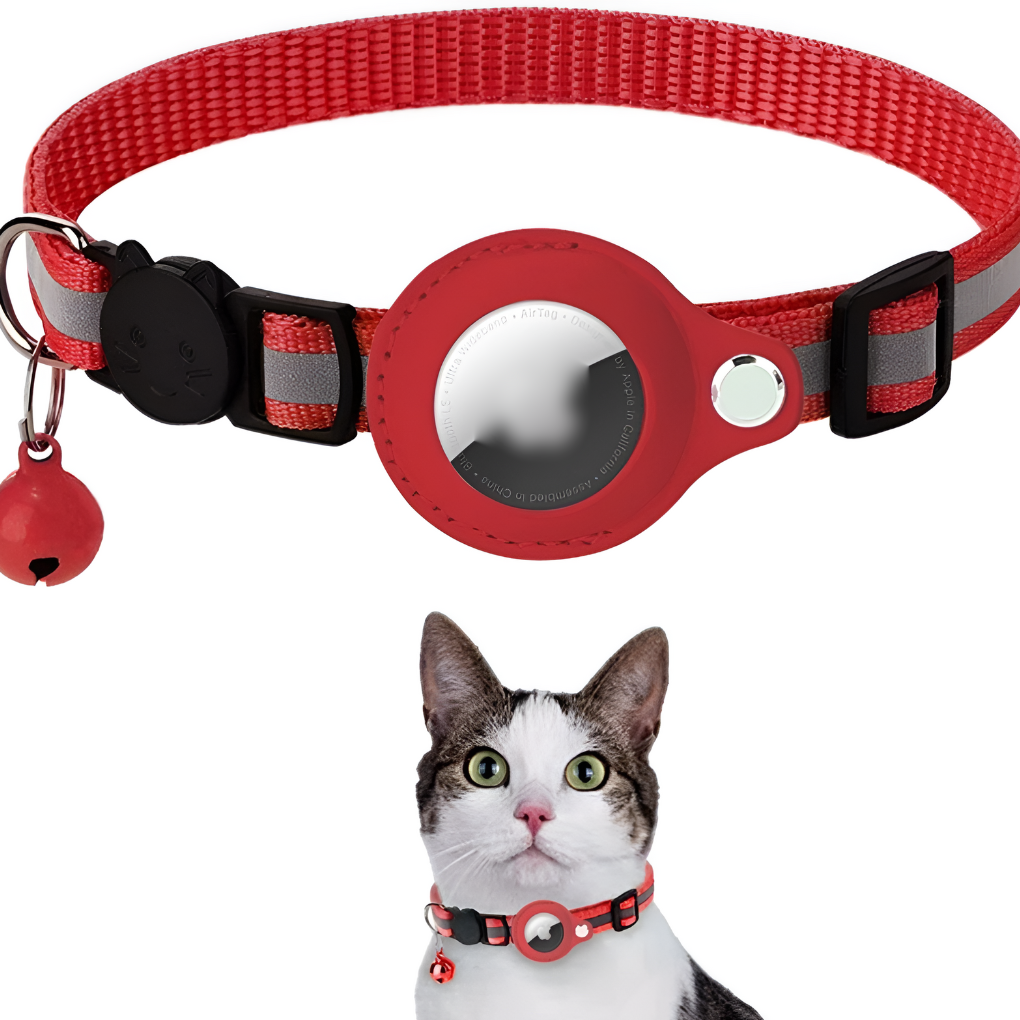 GPS-halsband för katter med reflekterande design