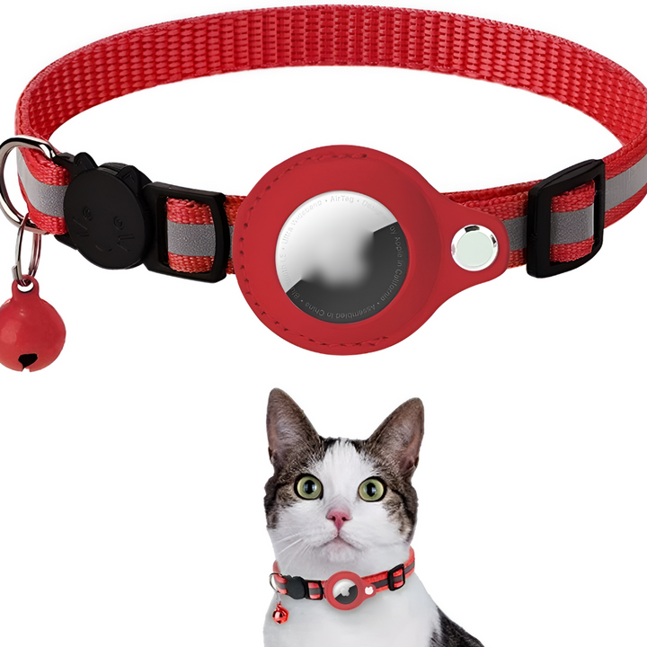GPS-halsband för katter med reflekterande design