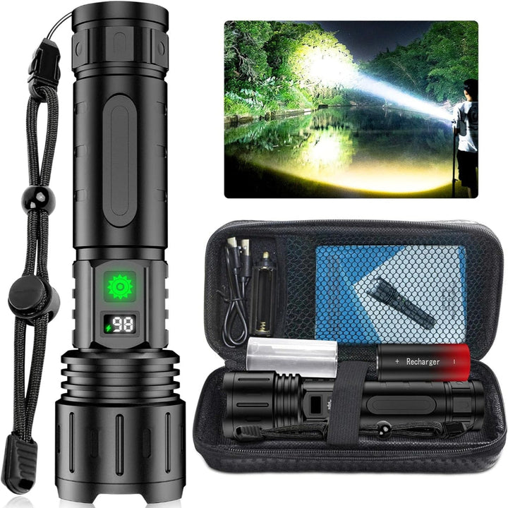 100 000 lumen taktisk ficklampa