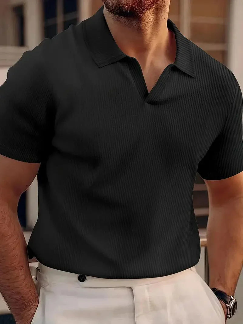Casual herrepolo uten knapp