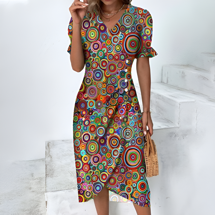 Lätt maxiklänning för kvinnor