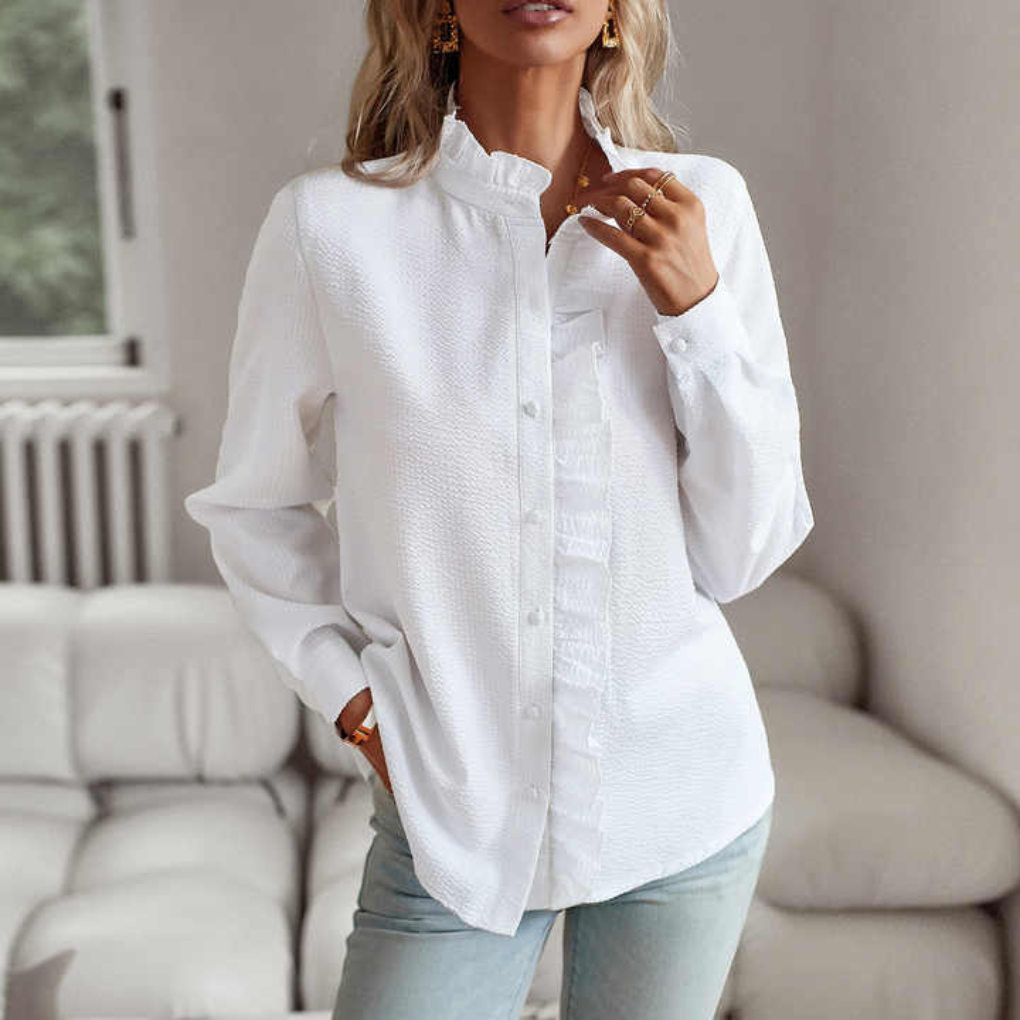 Elegant långärmad blus