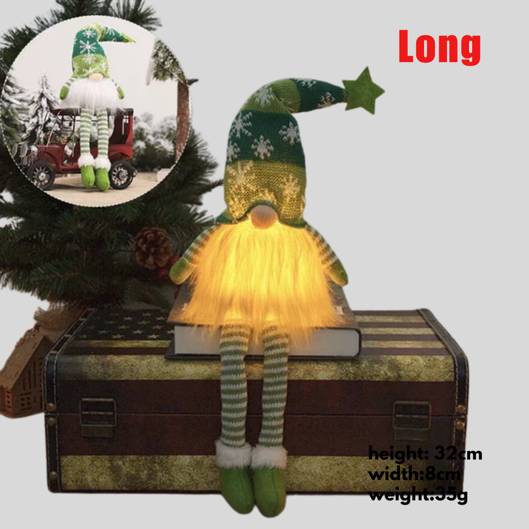 LED ansiktslösa dockgnomprydnader