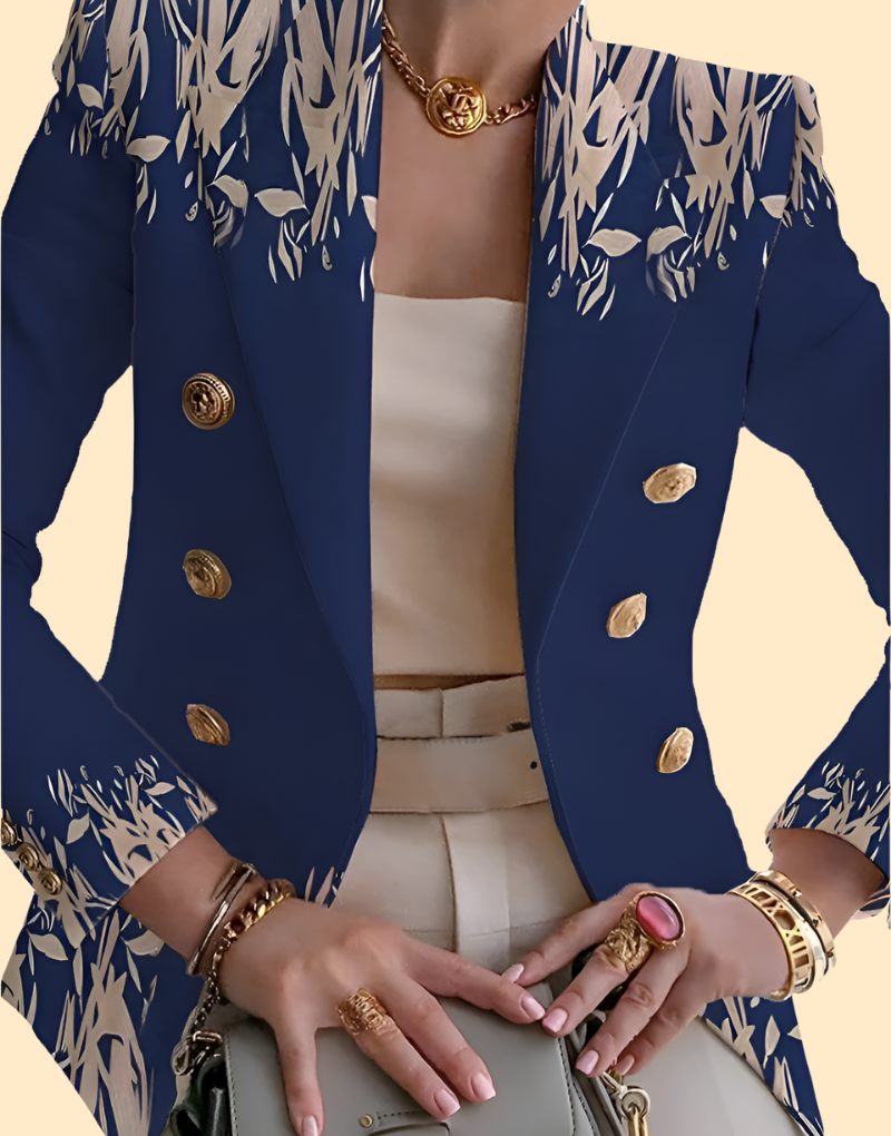 Elegant casual blazer for kvinner