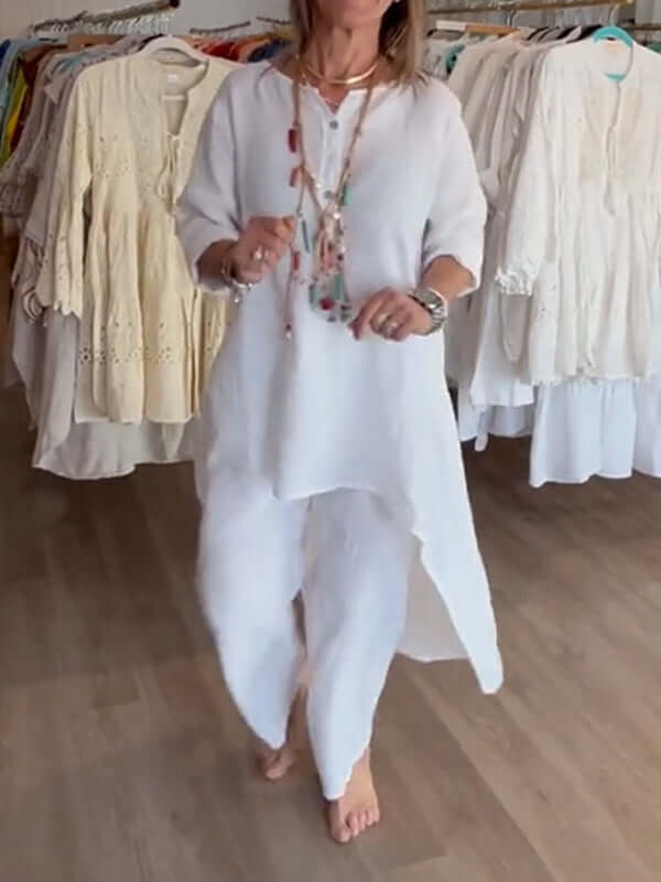 Linnekostume til kvinder