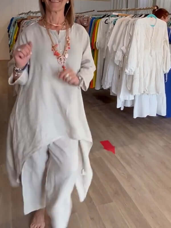 Linnekostume til kvinder