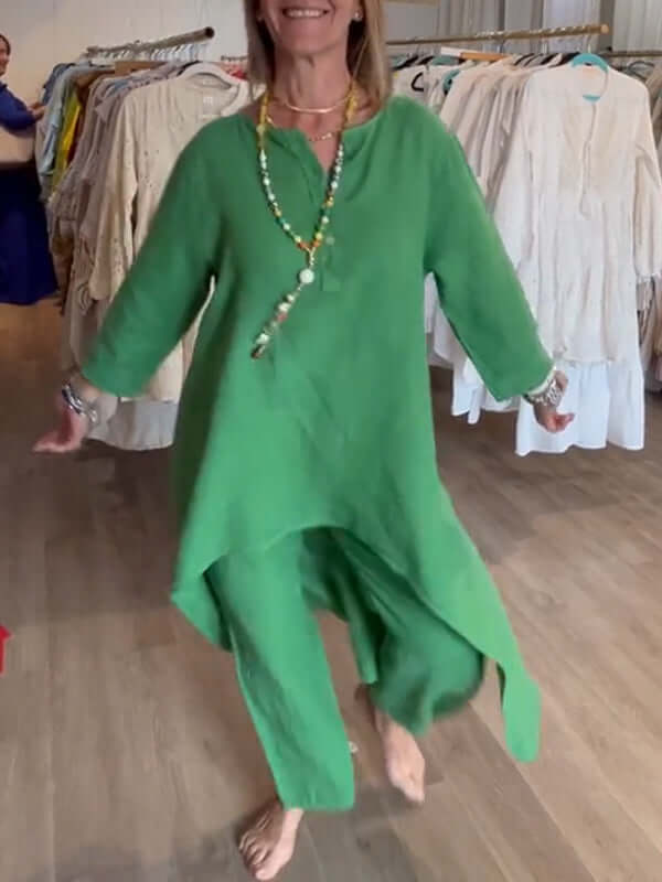 Linnekostume til kvinder