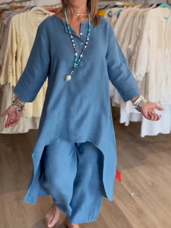Linnekostume til kvinder