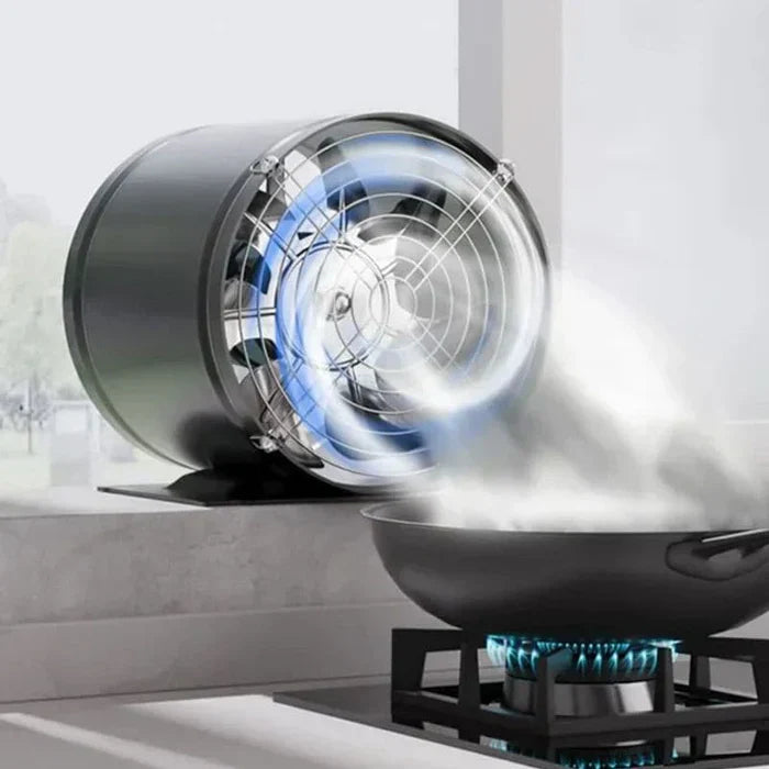 Effektiv och tystgående utblåsventilator