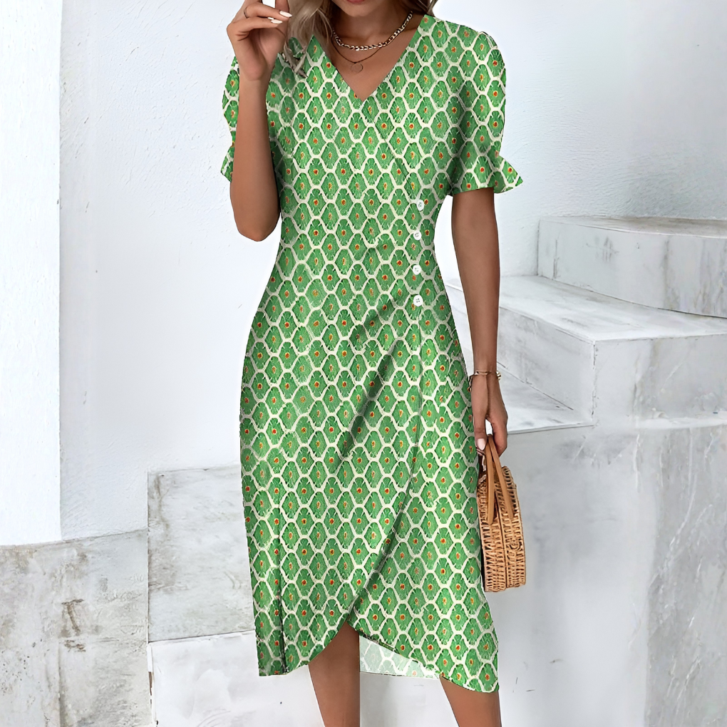 Lätt maxiklänning för kvinnor