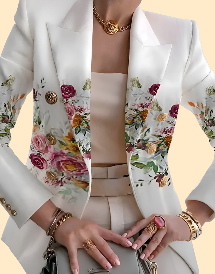 Elegant casual blazer for kvinner